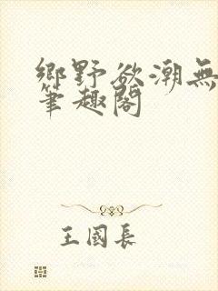乡野欲潮无弹窗笔趣阁