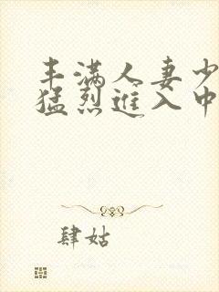 丰满人妻少妇被猛烈进入中文字幕