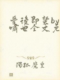爱后即焚by林啸也全文免费阅读笔趣阁