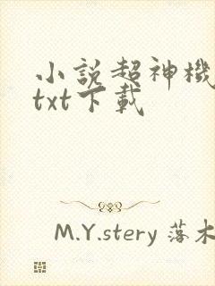 小说超神机械师txt下载