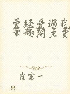 曾经爱过我刘念笔趣阁免费