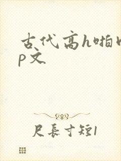古代高h啪肉np文
