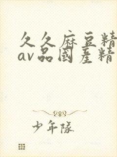 久久麻豆精亚洲av品国产精品