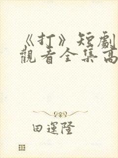 《打》短剧免费观看全集高清