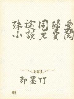 殊途同归爱吃糖小说免费阅读