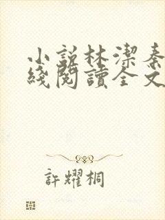 小说林洁秦齐在线阅读全文