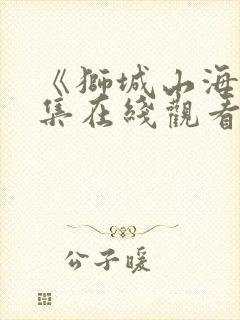 《狮城山海》全集在线观看封面