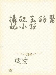 摄政王的医品狂妃小说封面