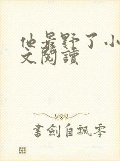 他最野了小说全文阅读