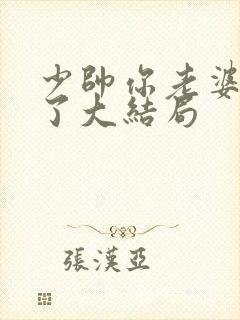 少帅你老婆又跑了大结局