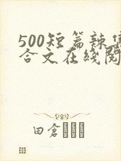 500短篇辣集合文在线阅读封面