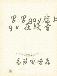 男男gay腐片gⅴ在线看