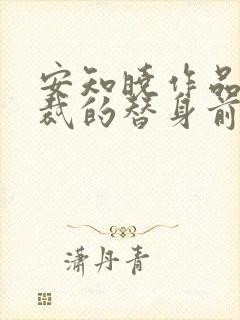 安知晓作品:总裁的替身前妻