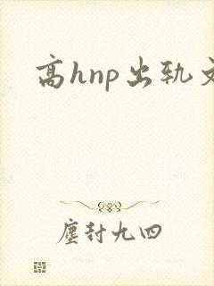 高hnp出轨文