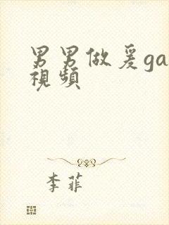 男男做爰gay视频