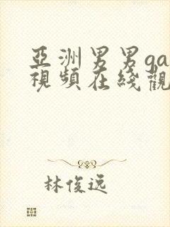 亚洲男男gay视频在线观看