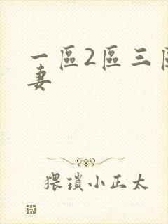 一区2区三区人妻