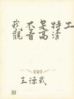 我不是特工免费观看高清