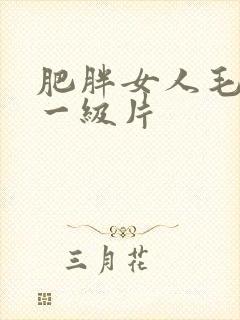 肥胖女人毛水多一级片