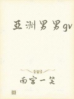 亚洲男男gv网