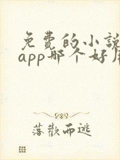 免费的小说阅读app哪个好用