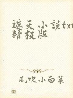 遮天小说txt精校版封面