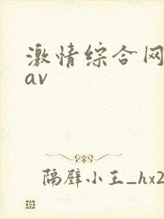 激情综合网亚洲av封面
