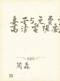 妻子5免费完整高清电视剧在线看