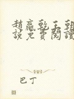 赵赢乾王朝令小说免费阅读全文