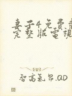妻子4免费观看完整版电视剧高清