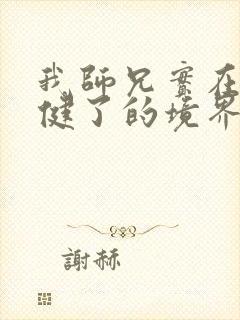 我师兄实在太稳健了的境界