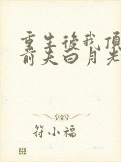 重生后我顶替了前夫白月光结局怎么样