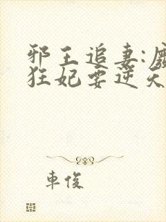 邪王追妻:废材狂妃要逆天