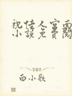 祝佳人宫南瑾的小说免费阅读