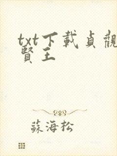 txt下载贞观贤王封面