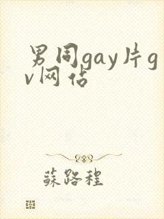 男同gay片gv网站封面