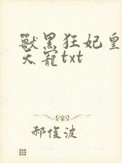 兽黑狂妃皇叔逆天宠txt封面