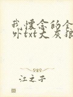 我怀念的全文番外txt大灰狼封面