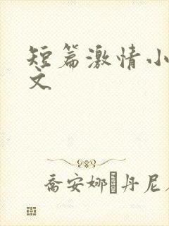 短篇激情小说辣文