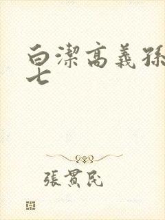 白洁高义孙倩老七