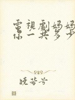 电视剧妈妈在等你一共多少集