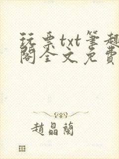 玩票txt笔趣阁全文免费阅读