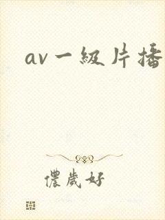 av一级片播放