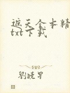遮天全本精校版txt下载