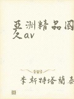 亚洲精品国产久久av