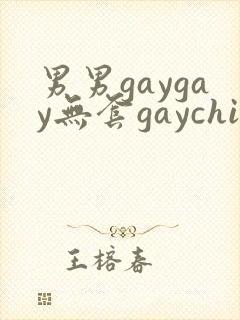 男男gaygay无套gaychina