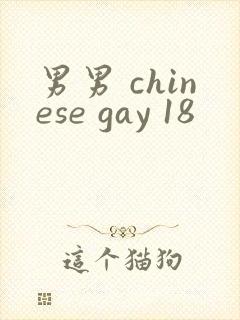 男男 chinese gay 18
