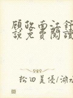 顾政南江舒棠小说免费阅读封面
