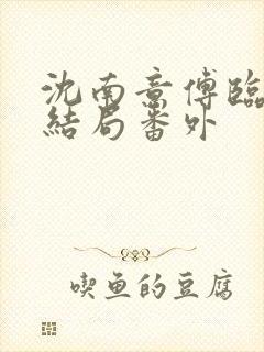 沈南意傅临洲大结局番外