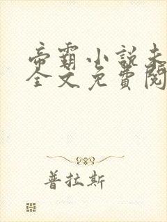 帝霸小说未删版全文免费阅读封面